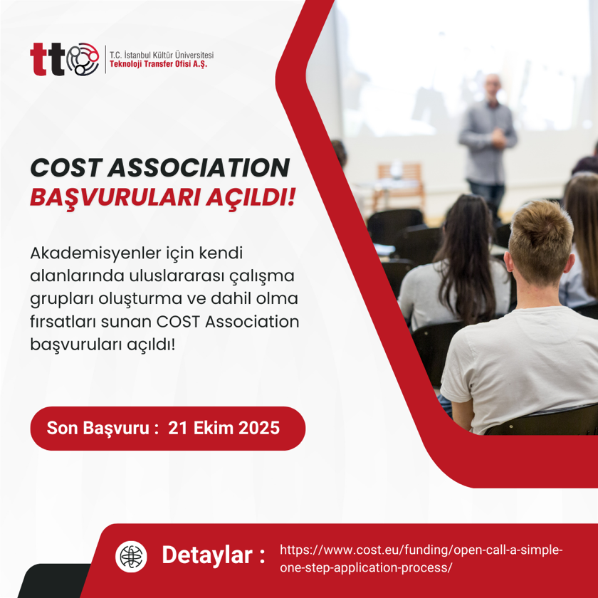 COST ASSOCIATION Başvuruları Açıldı!