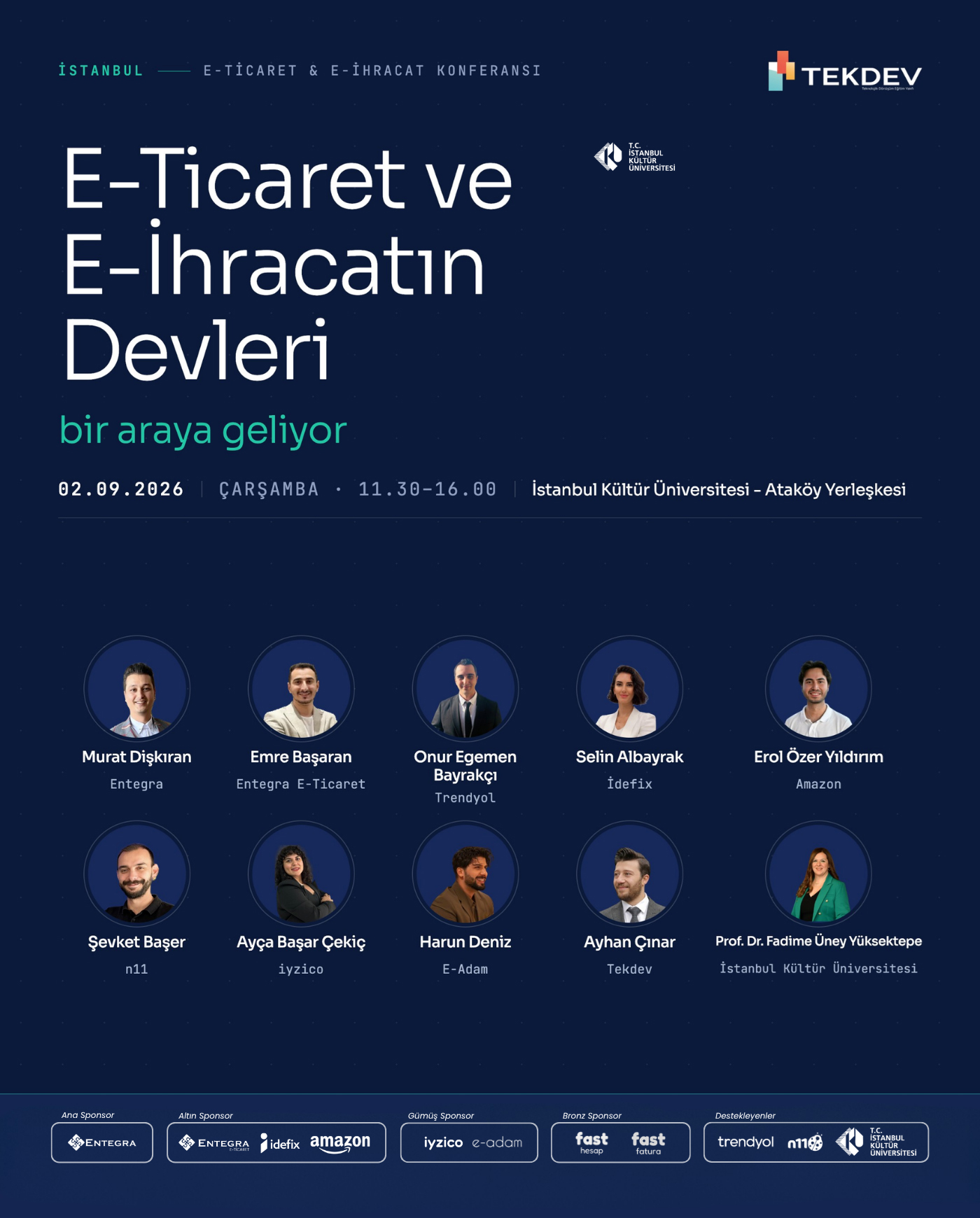 İKÜ ve TEKDEV İş Birliğiyle E-Ticaret ve E-İhracatın Devleri Bir Araya Geliyor