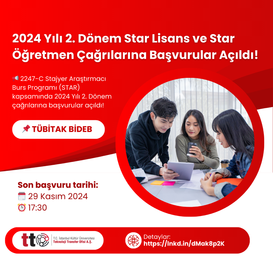 2024 Yılı 2. Dönem Star Lisans ve Star Öğretmen Çağrıları Başladı!