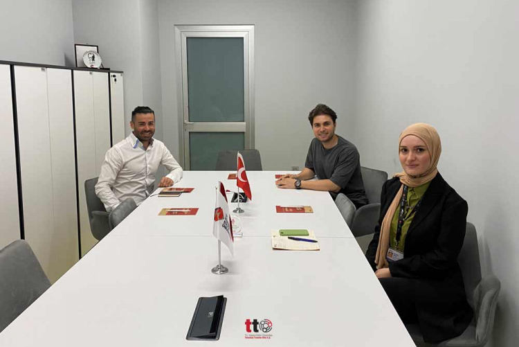 IKU TTO REPRESENTATIVES AND LECTURER DR. DUYGUN FATİH DEMİREL CAME TOGETHER 