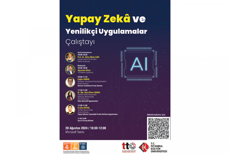 "Yapay Zekâ ve Yenilikçi Uygulamalar" Çalıştayı
